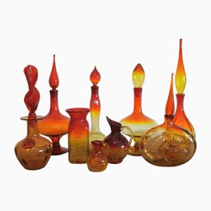 Collection de Verres Amberini par The Blenko Glass Company