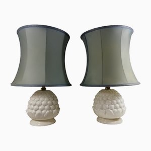 Lampade a forma di Pigna in ceramica, Italia, anni '60, set di 2