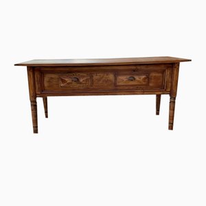 Oak and Pine Billot Table, 1930s