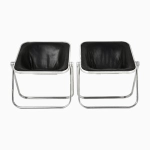 Set of Plona Armchairs attributed to Giancarlo Piretti for Castelli, 1970s