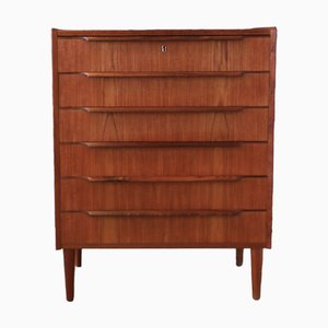 Chest of 6 Drawers from Steens, Denmark, 1960s