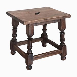 English Oak Joint Stool or Bench, 1890s