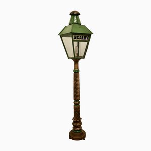 Column Lantern Floor Lamp from Scalby Station N.E.R.