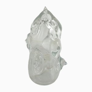 Jarrón de cristal de Murano al estilo de Archimedes Seguso, Italia, años 60