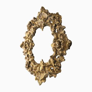 Antique Gilded Frame in Stuccoed Wood