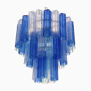 Tricolor Trunchi Chandelier in the style of Venini by Simoeng