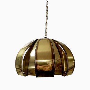 Vintage Danish Brass Pendant Lamp for Holm Sørensen & Co, 1960s