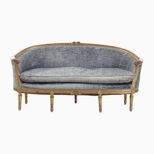 Swedish Gustavian Style Gilt Sofa, 1900s