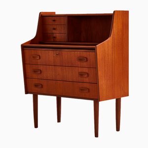 Teak Desk with Drawers, 1960s