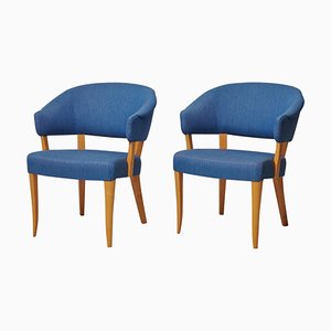 Set of Modern Scandinavian Lata Greven Chairs attributed to Carl Malmsten from O.H. Sjögren