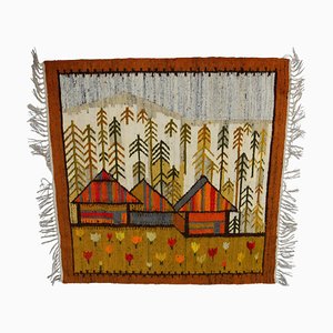 Vintage Handwoven Tapestry by Maria Janowska, Poland, 1980s