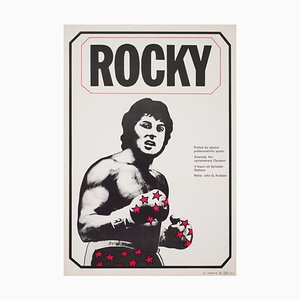 Tschechisches Rocky Filmposter von Jan Antonin Pacak, 1980er