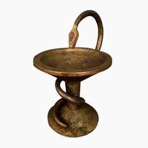 Early 20th Century Pharmacy Caduceus Cup in Bronze