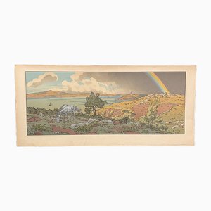 Henri Rivière, The Rainbow: La Féérie des Heures, Litografía, Enmarcado