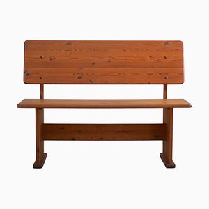 Mid-Century Modern Bench in Pine, Sweden, 1970s