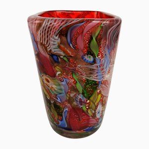 Vase aus Muranoglas von Dino Martens für Aureliano Toso, 1950er