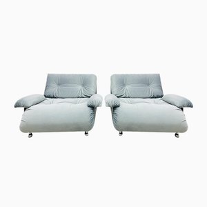 Fauteuils Modulaires Vintage Gris par Kim Wilkins pour G Plan, Set de 2