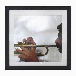 Michelangelo Pistoletto, Corrado Rava Quartet, 1980s, Mirror Artwork, Framed