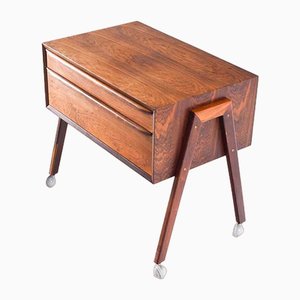 Danish Rosewood Sewing Table, 1960s