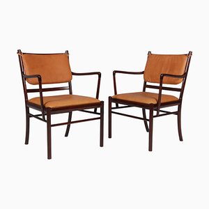 Colonial Armchairs attributed to Ole Wanscher, Set of 2