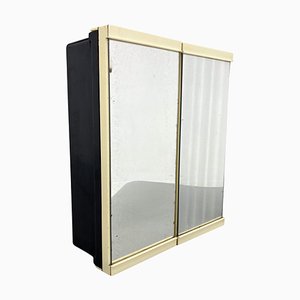 Plastic Bathroom Wall Cabinet with Mirror, 1960s