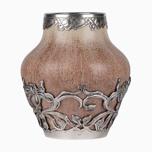 Vase Art Nouveau en Céramique par Victor Sanglier