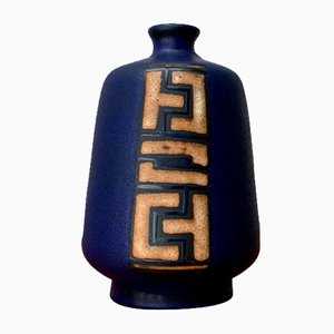 Mid-Century West German Minimalist Pottery WGP Vase from Ruscha, 1960s