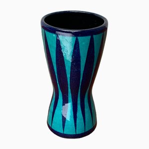 Westdeutsche Vintage WGP Vase aus Keramik von Scheurich, 1970er