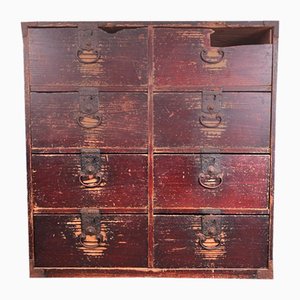 Japanese Meiji Period Tansu Chest of Drawers, 1890s