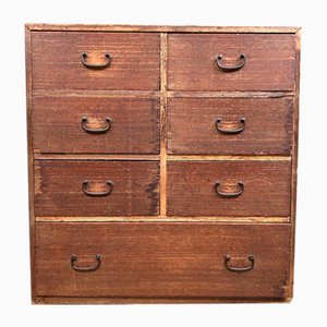 Japanese Meiji Period Tansu Chest of Drawers, 1890s