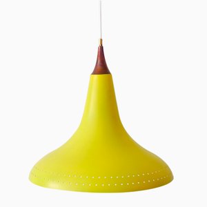 Lampada Mid-Century moderna in alluminio perforato, anni '60