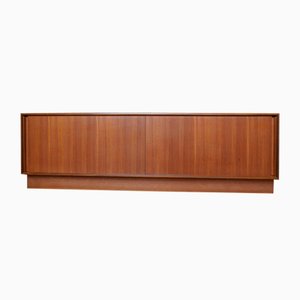 Mid-Century Minimalist Sideboard with Dropback Sliding Door by E Gomme for G-Plan, 1970s