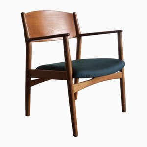 Danish Low Model 147 Lounge Chair in Teak by Børge Mogensen for Søborg Møbelfabrik, 1960s