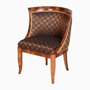 Biedermeier Walnut Armchair, Vienna, Austria, 1820s