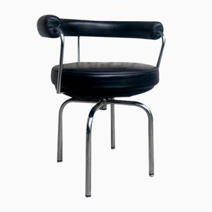 Vintage LC7 Swivel Chair by Charlotte Perriand, Le Corbusier & Jeanneret for Cassina