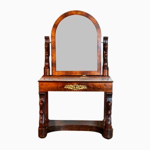 19th Century Dressing Table with Psyche