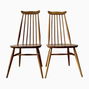 Esszimmerstühle aus Holz von Ercol, 2er Set