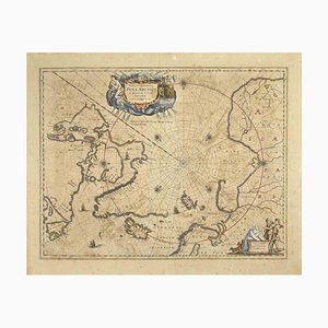 Johannes Janssonius, Plan des pôles, Eau-forte, années 1650