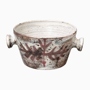 Mid-Century French Ceramic Decorative Crockery Pot by Gustave Reynaud, 1960s