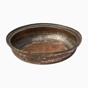 Decorative Hand Hammered and Patinated Bowl, 1920s