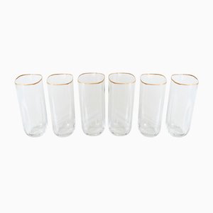 Long Island Cocktail Glasses by Carlo Moretti, 1990, Set of 6