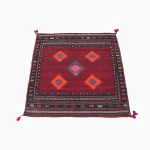 Kilim Sofreh vintage tejido a mano, años 20