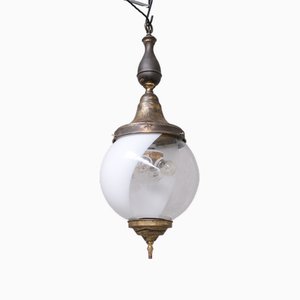 French 2-Tone Pendant Light