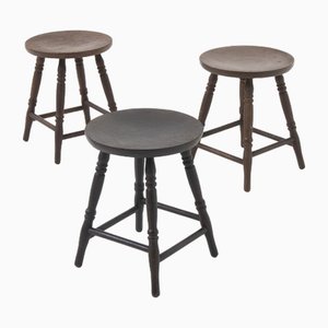 Vintage Stools from Ikea, 1970s, Set of 3
