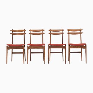 Wooden Chairs by Amma, 1960s, Set of 4