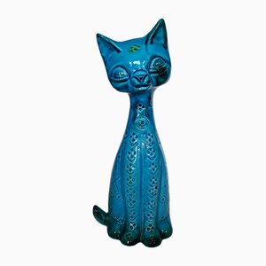 Mid-Century Keramik Spardose für Katzen von Jema, Holland