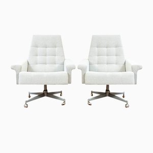 Set of Swivel Armchairs from UP Závody, Former Czechoslovakia, 1970s