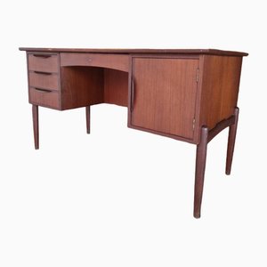 Scrivania in teak, anni '60