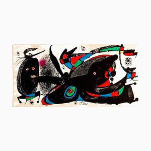 Joan Miró, Composición abstracta, 1972, Litografía