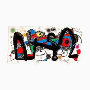 Joan Miró, Composizione astratta, 1972, Litografia